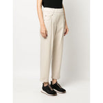 Brunello Cucinelli Elasticated straight-leg trousers Trousers