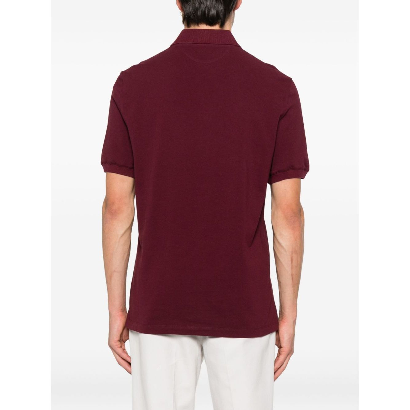 Brunello Cucinelli Embroidered cotton polo shirt Topwear
