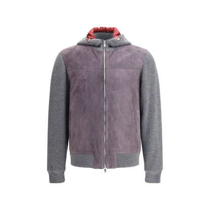 Brunello Cucinelli Gray Wool Jackets And Coat