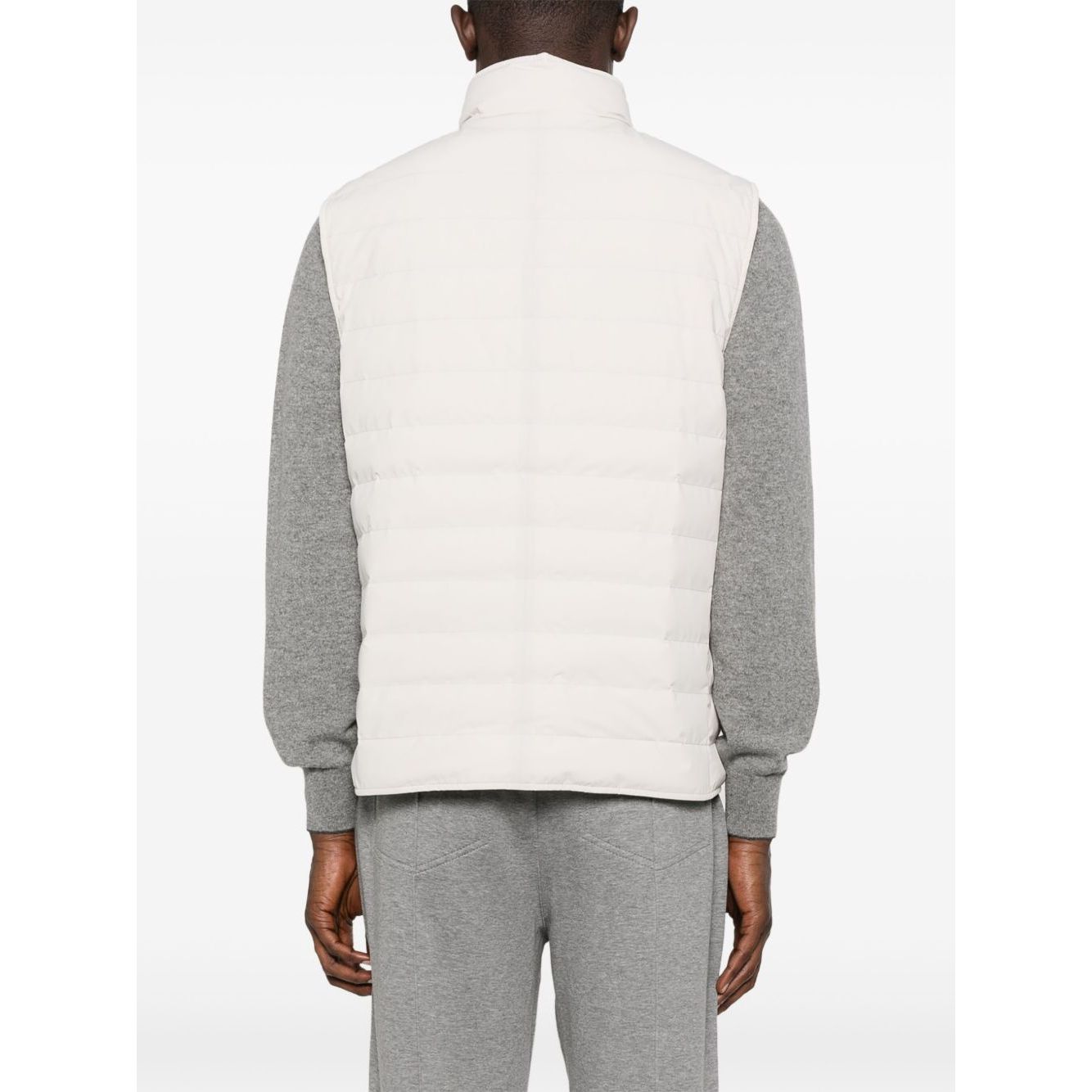 Brunello Cucinelli High-neck waistcoat Vests