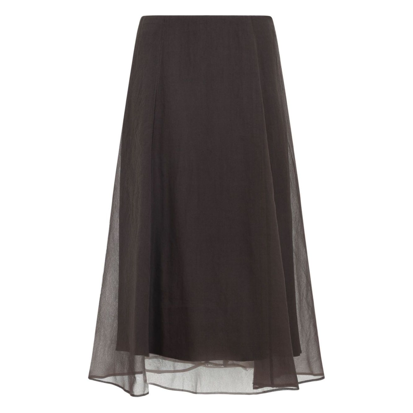 Brunello Cucinelli Sheer A-line skirt Skirts