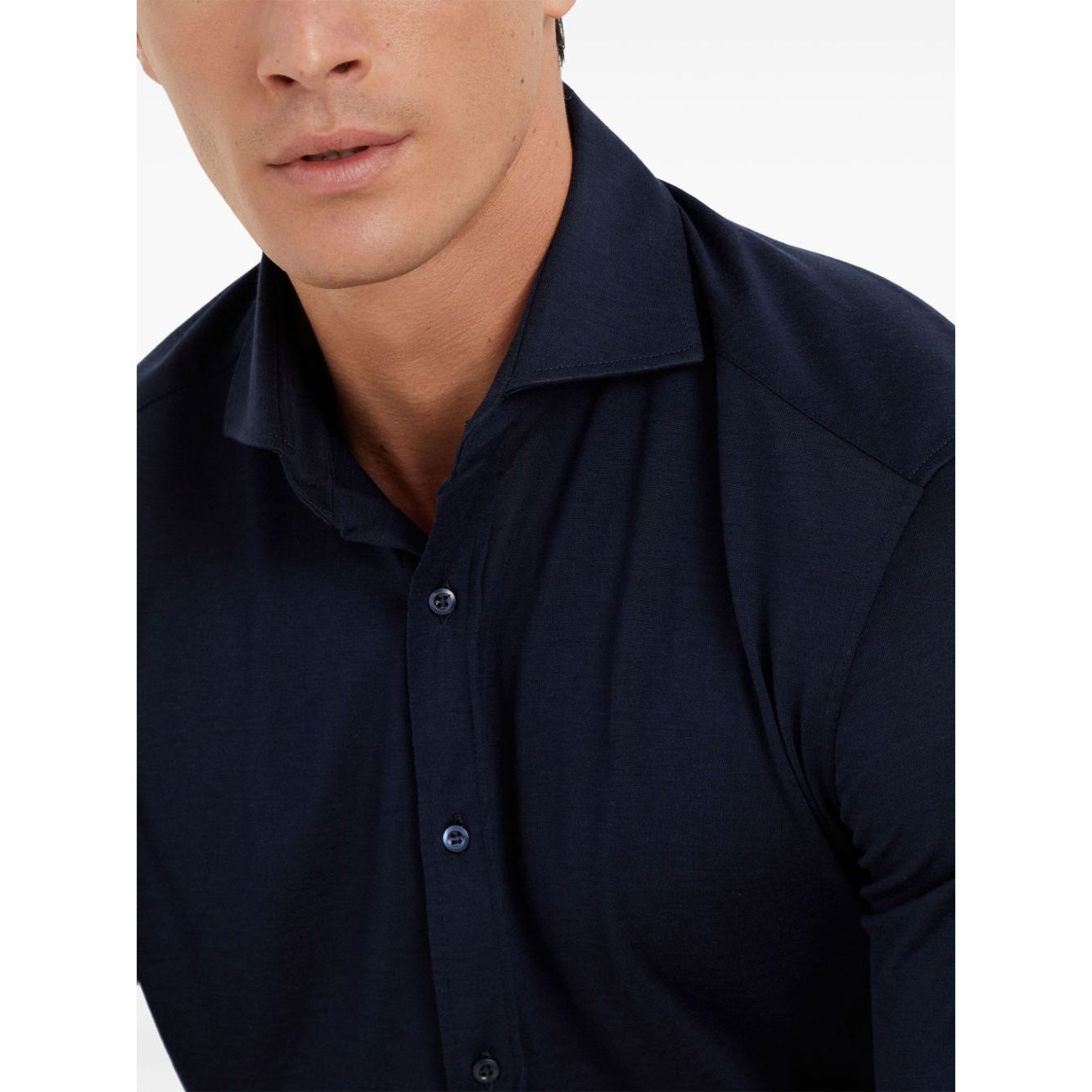 Brunello Cucinelli Shirts Blue Shirts