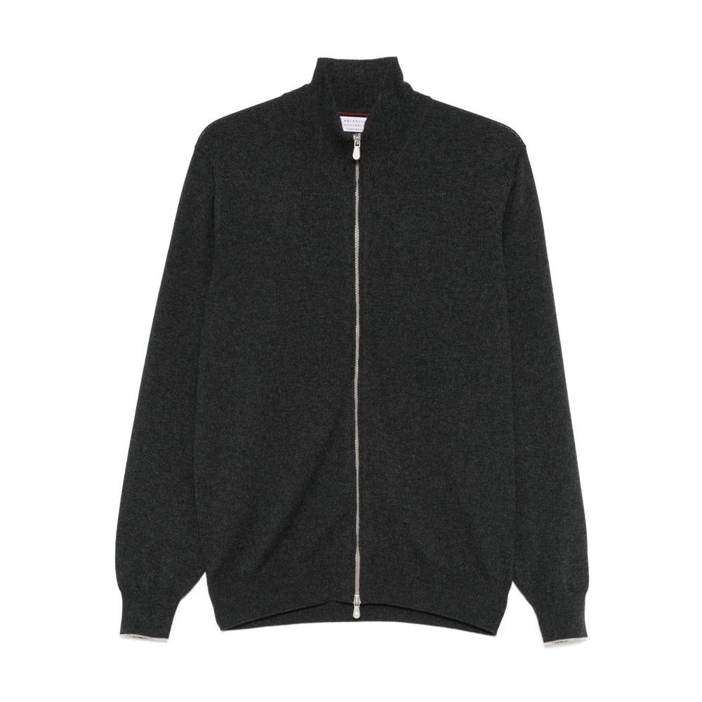 Brunello Cucinelli Sweaters Grey Topwear