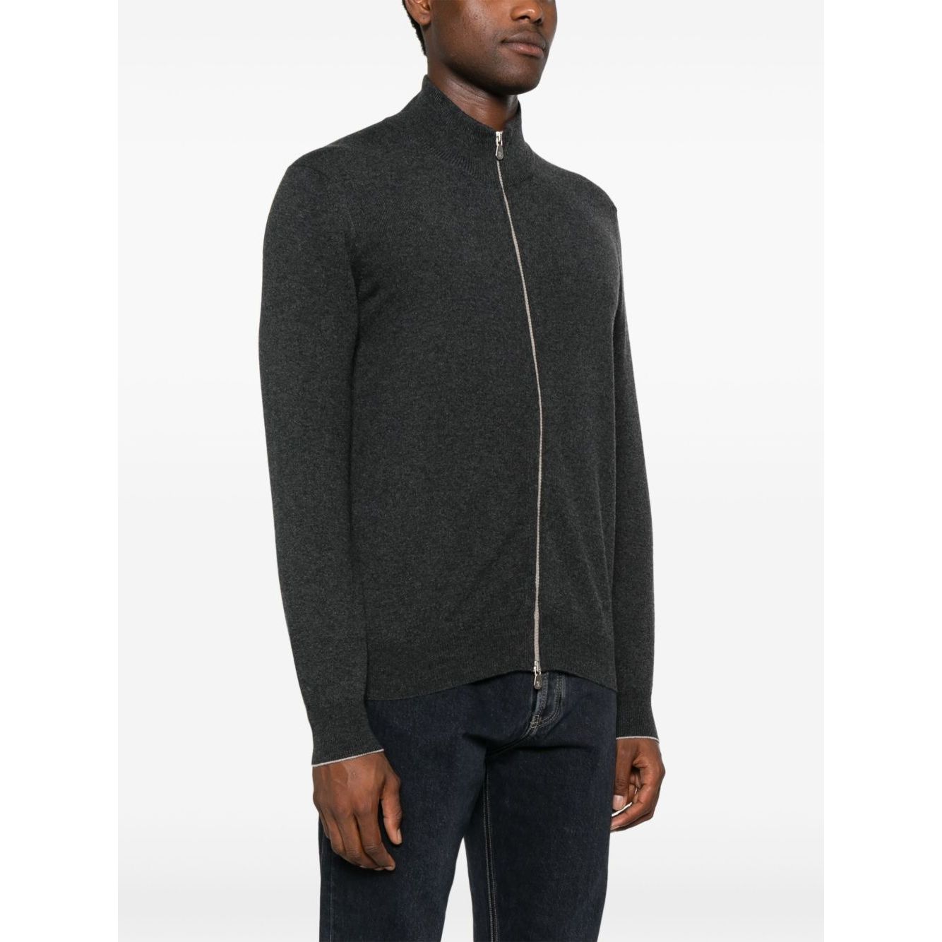 Brunello Cucinelli Sweaters Grey Topwear