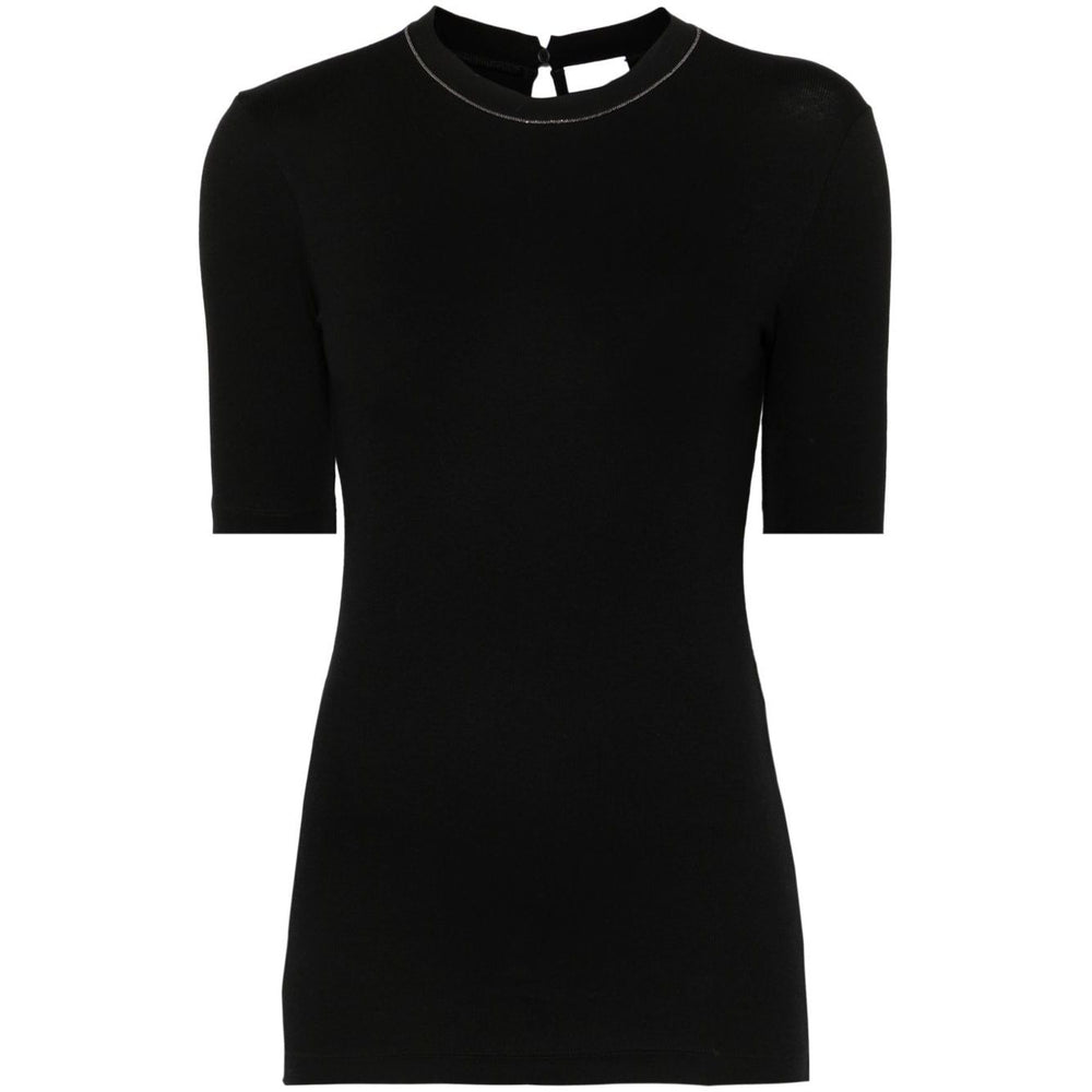 Brunello Cucinelli T-shirts and Polos Black Topwear