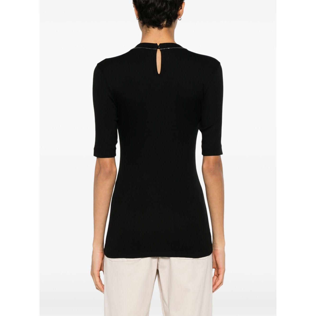 Brunello Cucinelli T-shirts and Polos Black Topwear