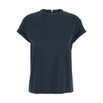 Brunello Cucinelli T-shirts and Polos Blue Topwear