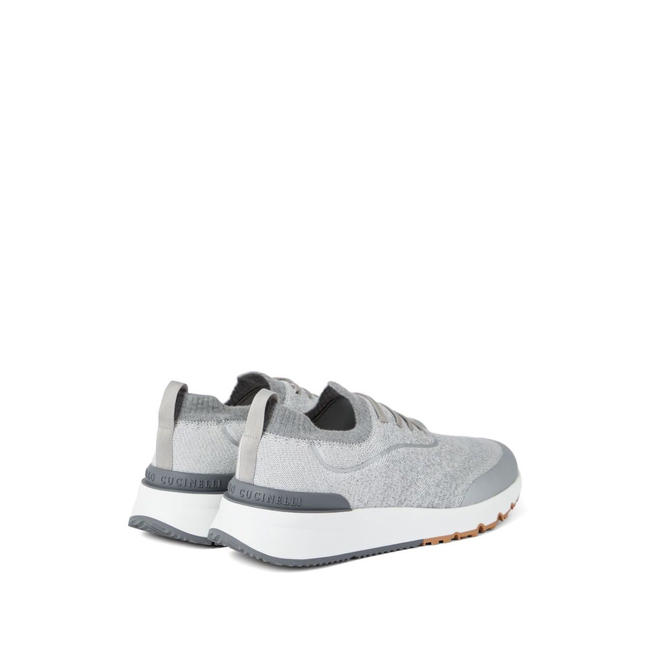 Brunello Cucinelli Techno cotton knit runners Sneakers