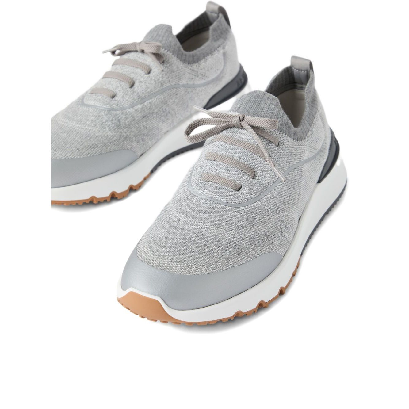 Brunello Cucinelli Techno cotton knit runners Sneakers