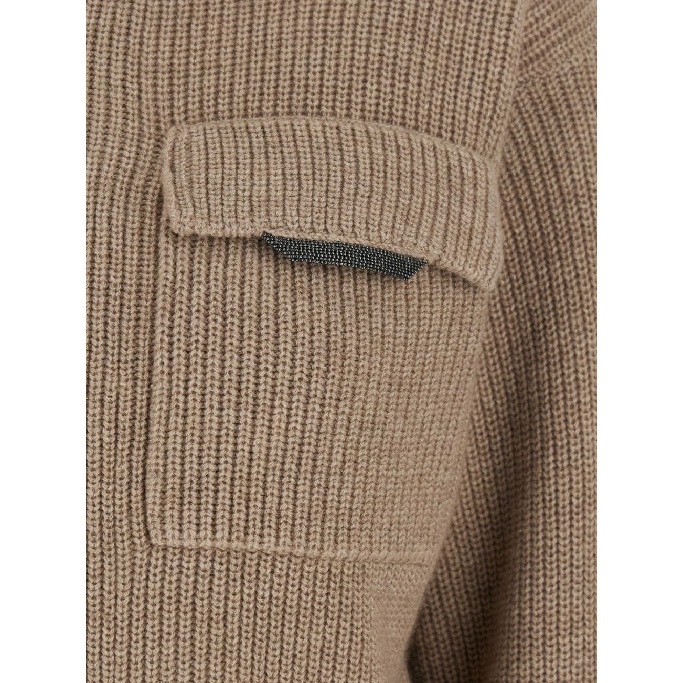 Brunello Cucinelli Zip-up ribbed cardigan Topwear