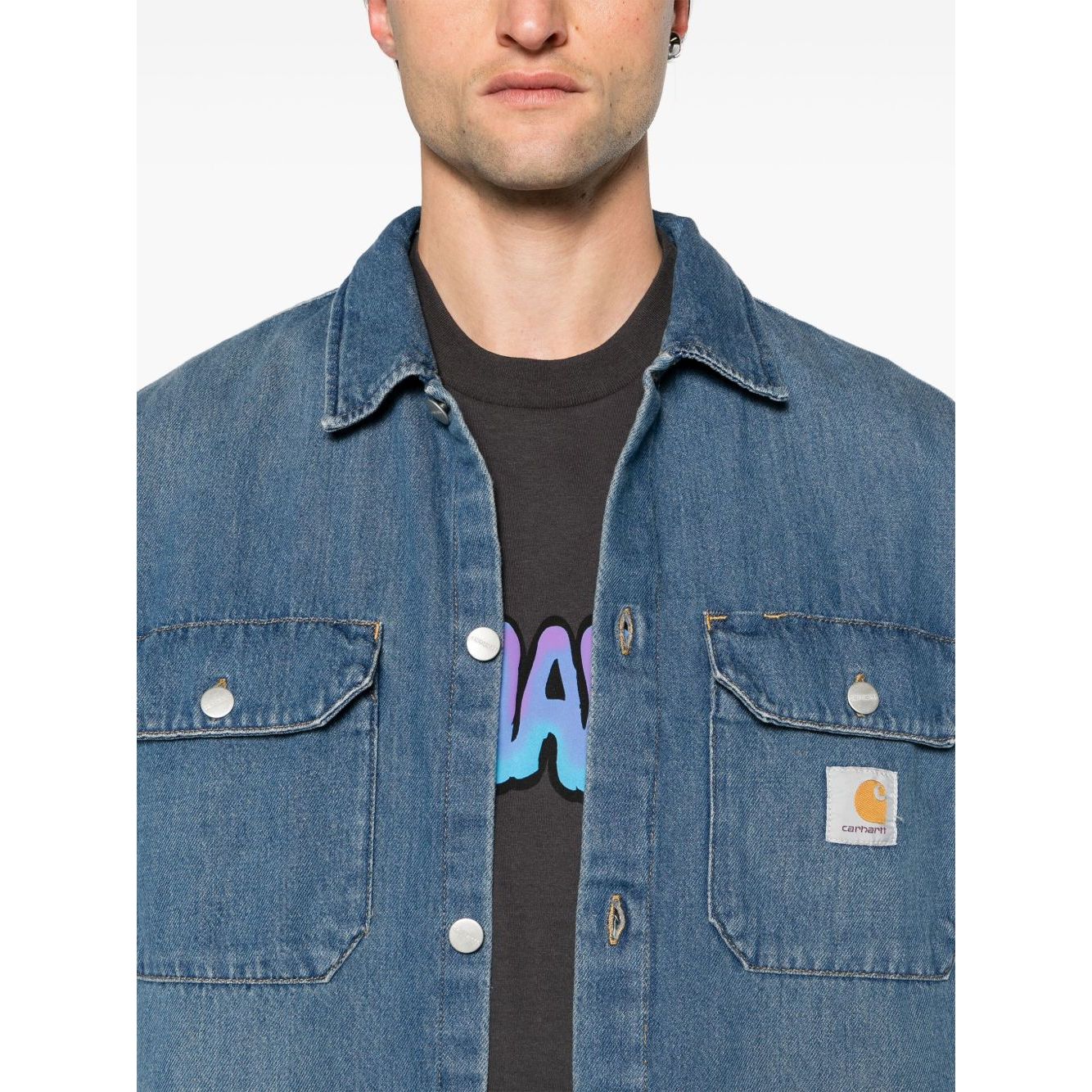 CARHARTT WIP MAIN Shirts Blue Shirts
