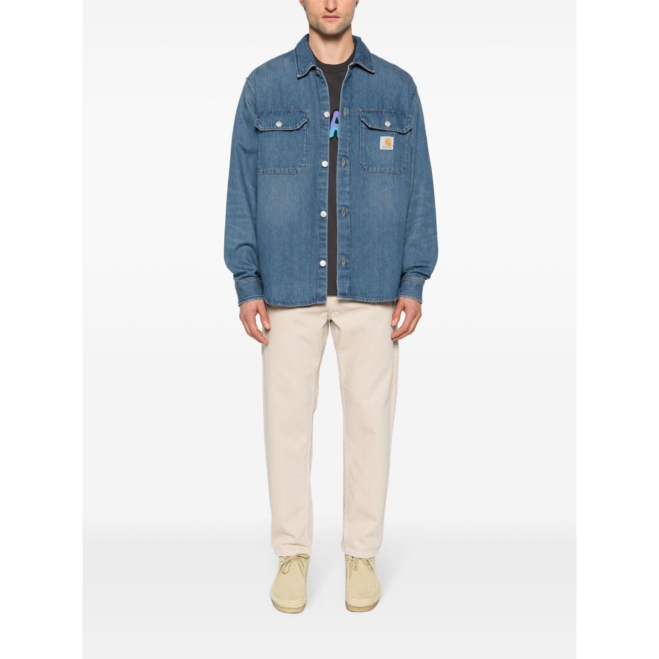 CARHARTT WIP MAIN Shirts Blue Shirts