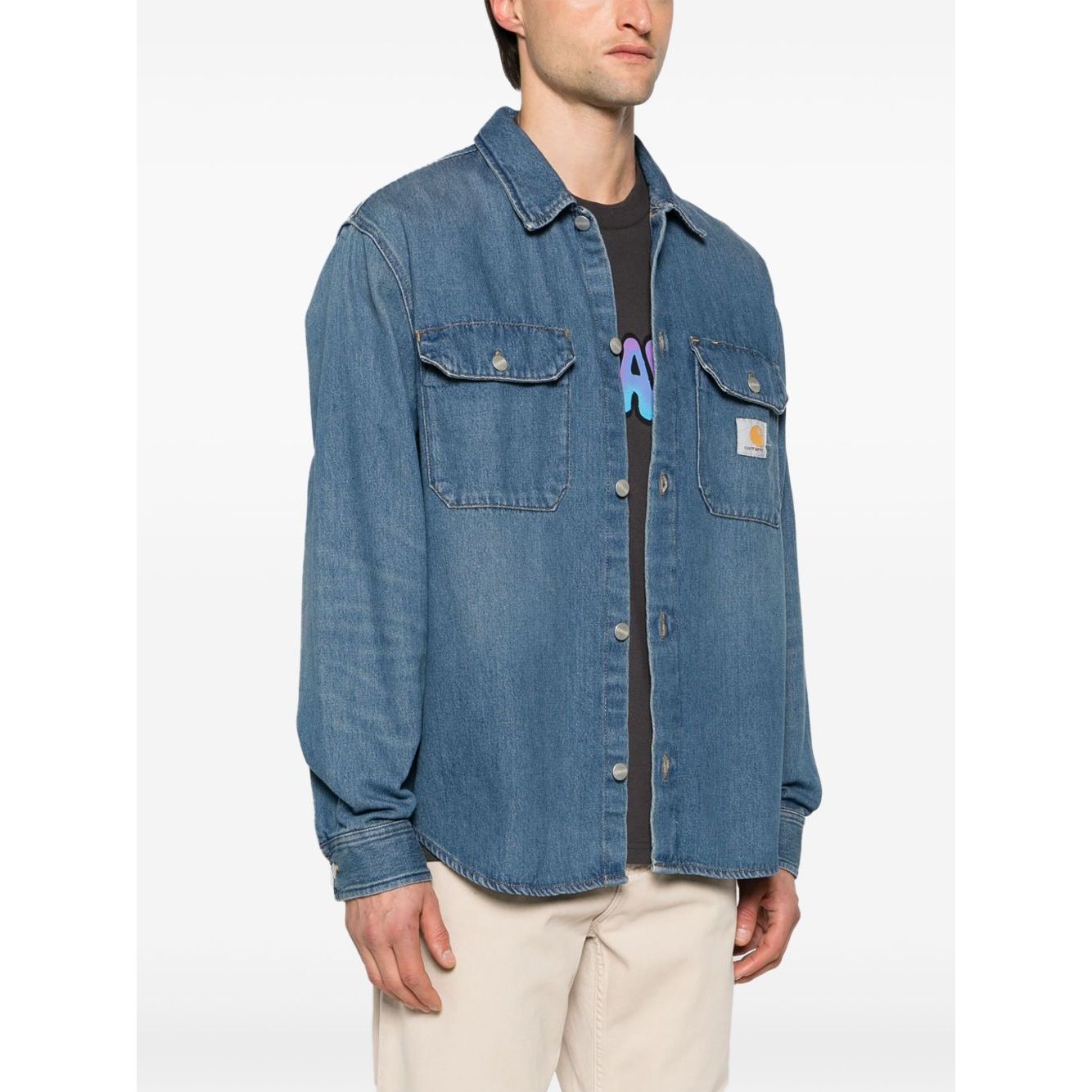 CARHARTT WIP MAIN Shirts Blue Shirts