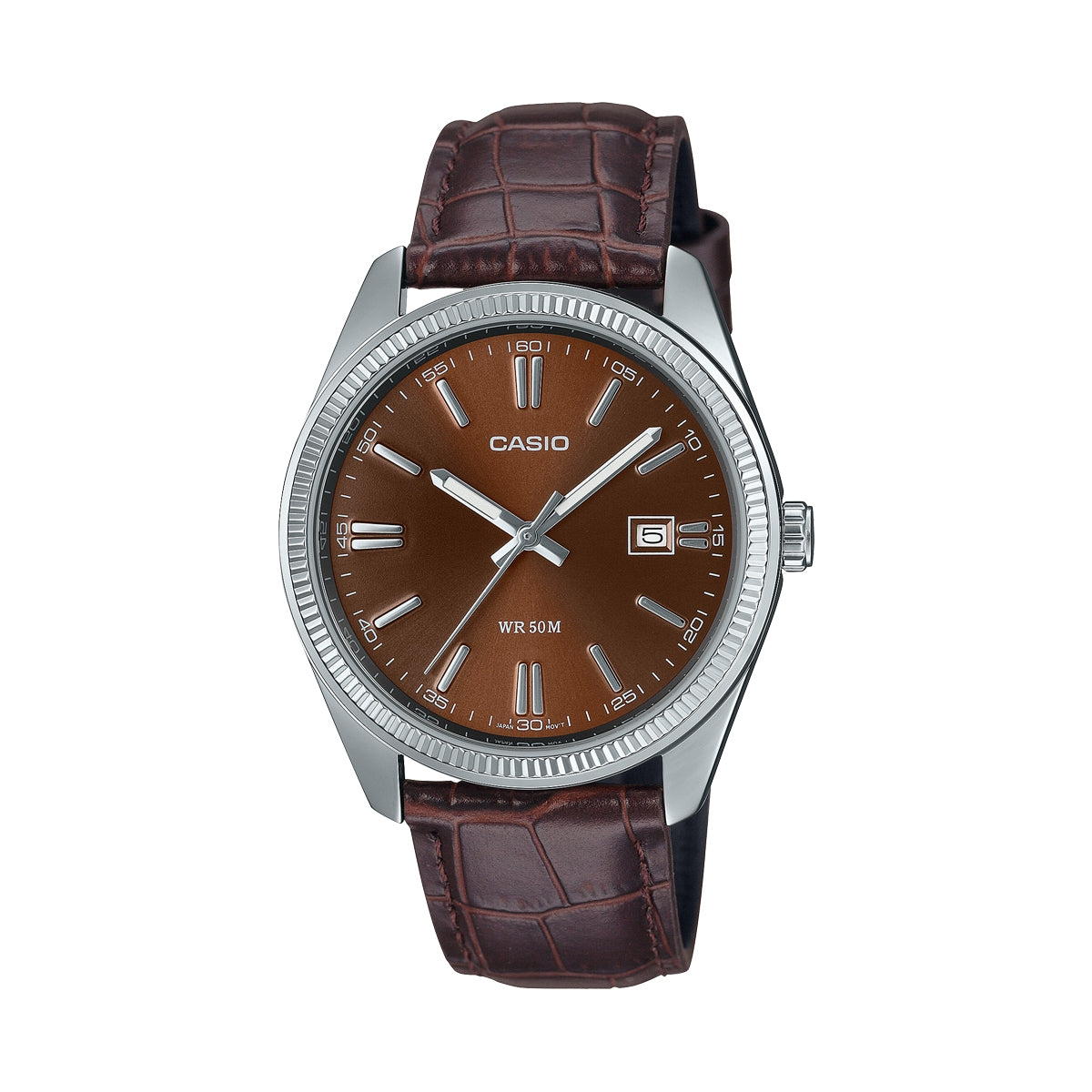 CASIO COLLECTION Mod. DATE. LEATHER - BRONZE WATCHES