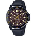 CASIO COLLECTION Mod. DIVER MULTIFUCTION BLACK - BROWN WATCHES