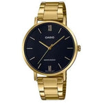CASIO COLLECTION Mod. MINIMAL GOLD - BLACK WATCHES