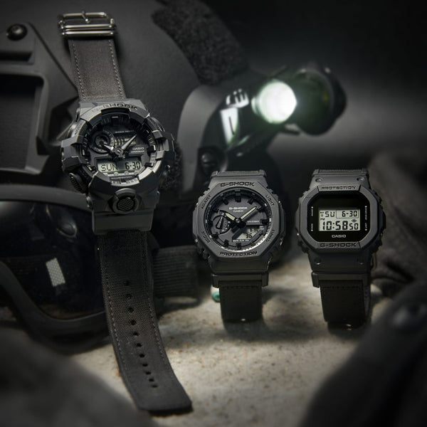 CASIO G-SHOCK Mod. BOLD - BLACK CORDURA ECO FABRIC STRAP SERIE WATCHES