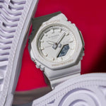 CASIO G-SHOCK Mod. OAK COMPACT - TONE ON TONE SERIE WHITE WATCHES