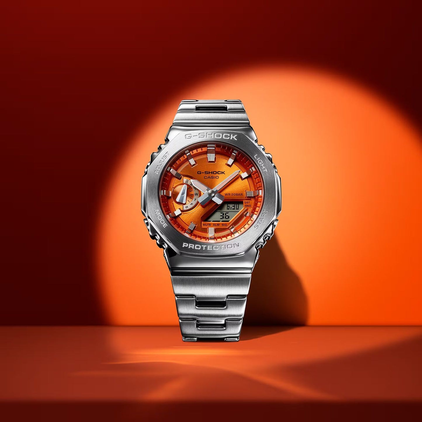CASIO G-SHOCK Mod. OAK G-STEEL VIVID ORANGE WATCHES