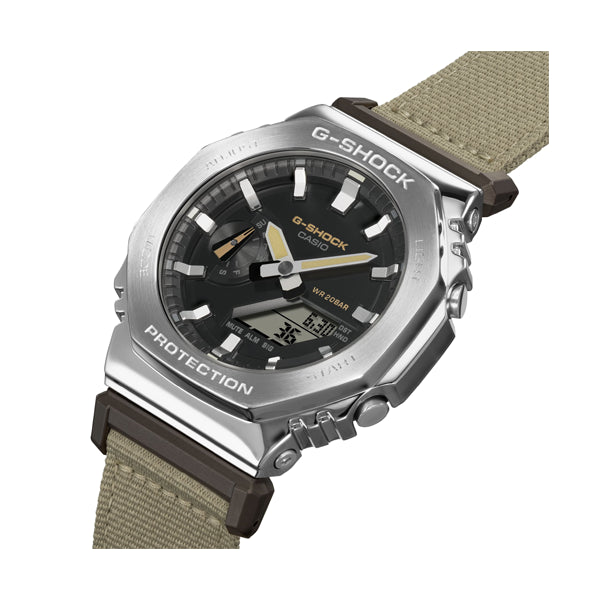 CASIO G-SHOCK Mod. OAK METAL COVERED - UTILITY SERIE KHAKI BEIGE WATCHES