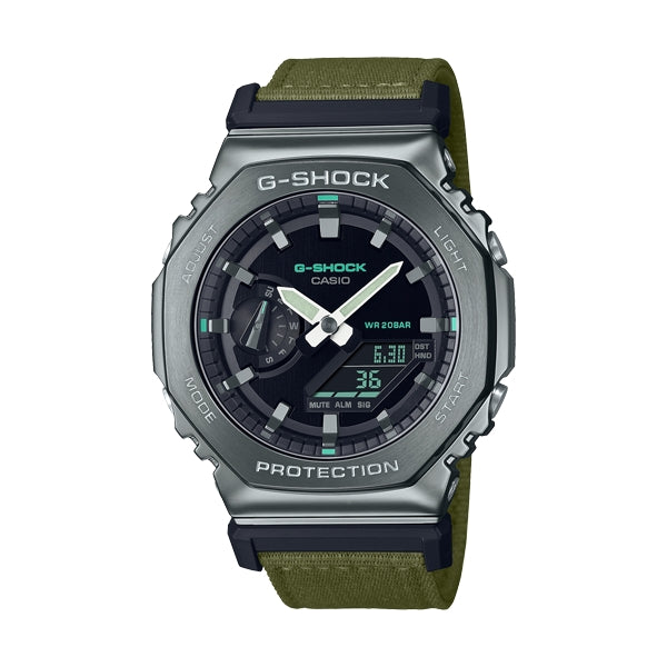 CASIO G-SHOCK Mod. OAK METAL COVERED - UTILITY SERIE KHAKI GREEN WATCHES
