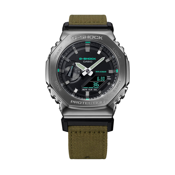 CASIO G-SHOCK Mod. OAK METAL COVERED - UTILITY SERIE KHAKI GREEN WATCHES