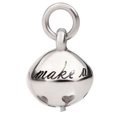 CHARMS DODO MOD. DMC0013BLSNW000AG silver charm with engraved text.