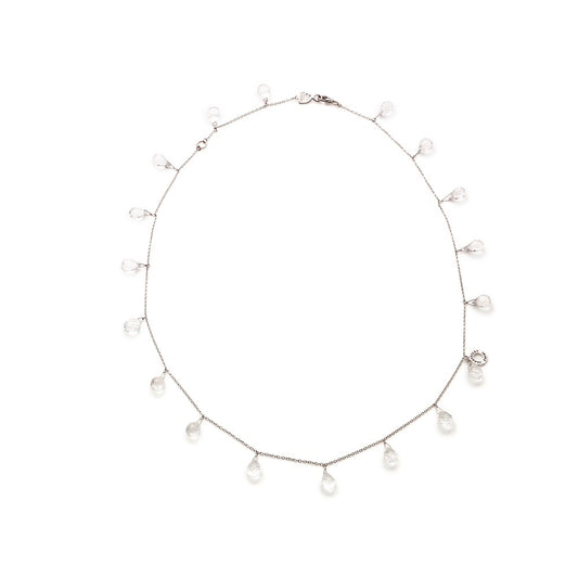 COLLANE CHANTECLER MOD. 34847 necklace on white background, showcasing elegant design with drop pendants.