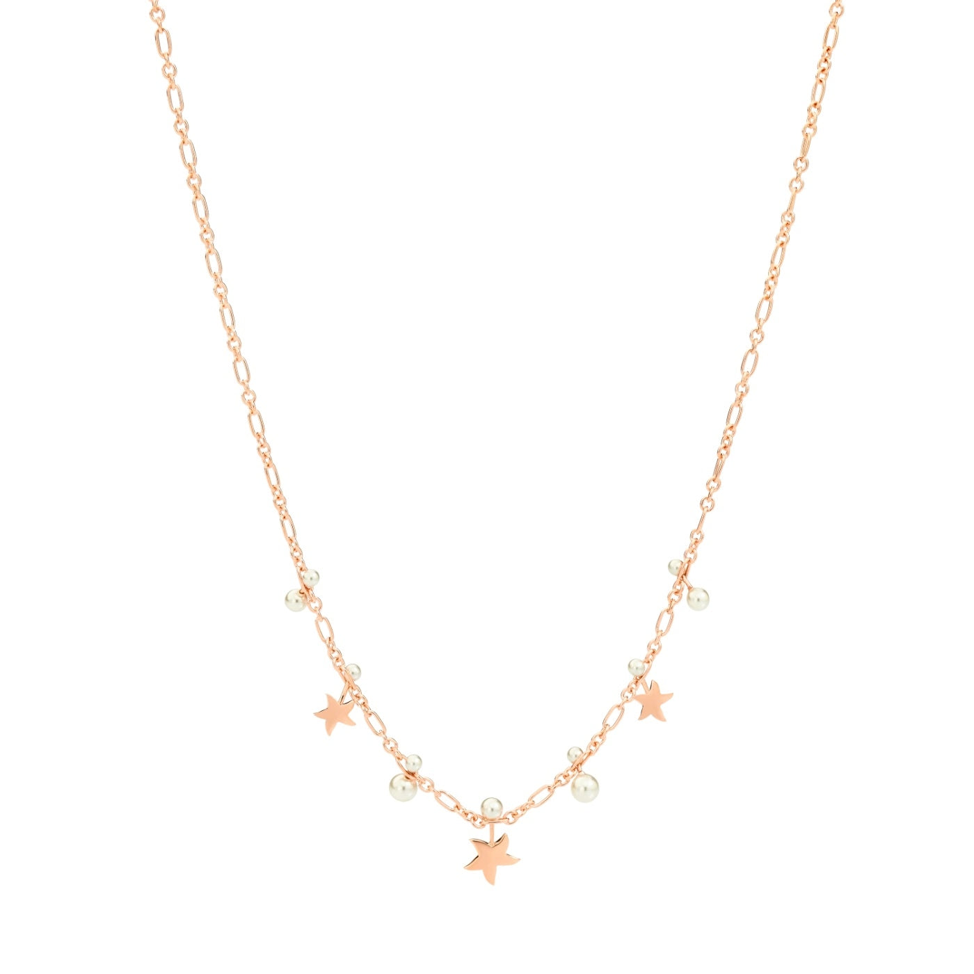 Elegant necklace with star charms, COLLANE DODO MOD. DCC2009STRASWCP9R.