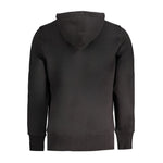 Calvin Klein Black Cotton Men Sweater Hoodie