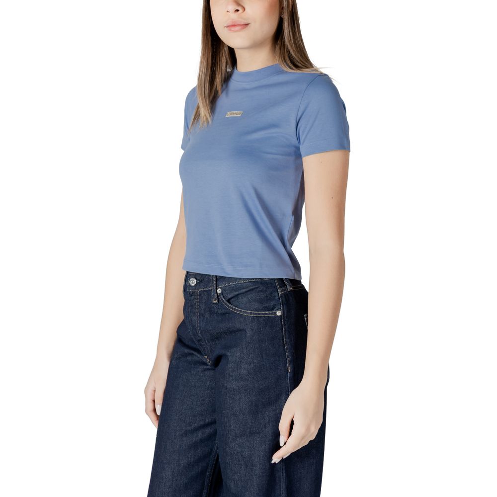 Calvin Klein Jeans Light Blue Recycled Cotton Sportswear