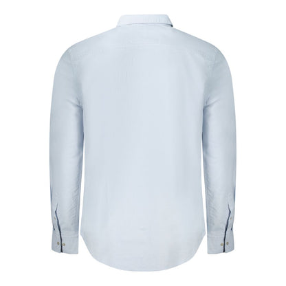 Calvin Klein Light Blue Cotton Men Shirt