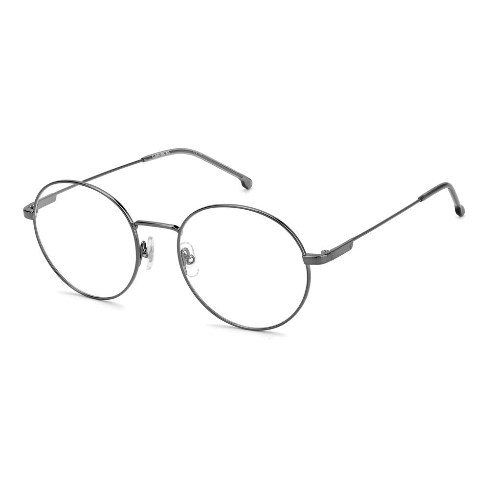 Carrera Black Stainless Steel Frames unisex glasses in dark ruthenium black, featuring 52/20/145 mm measurements.