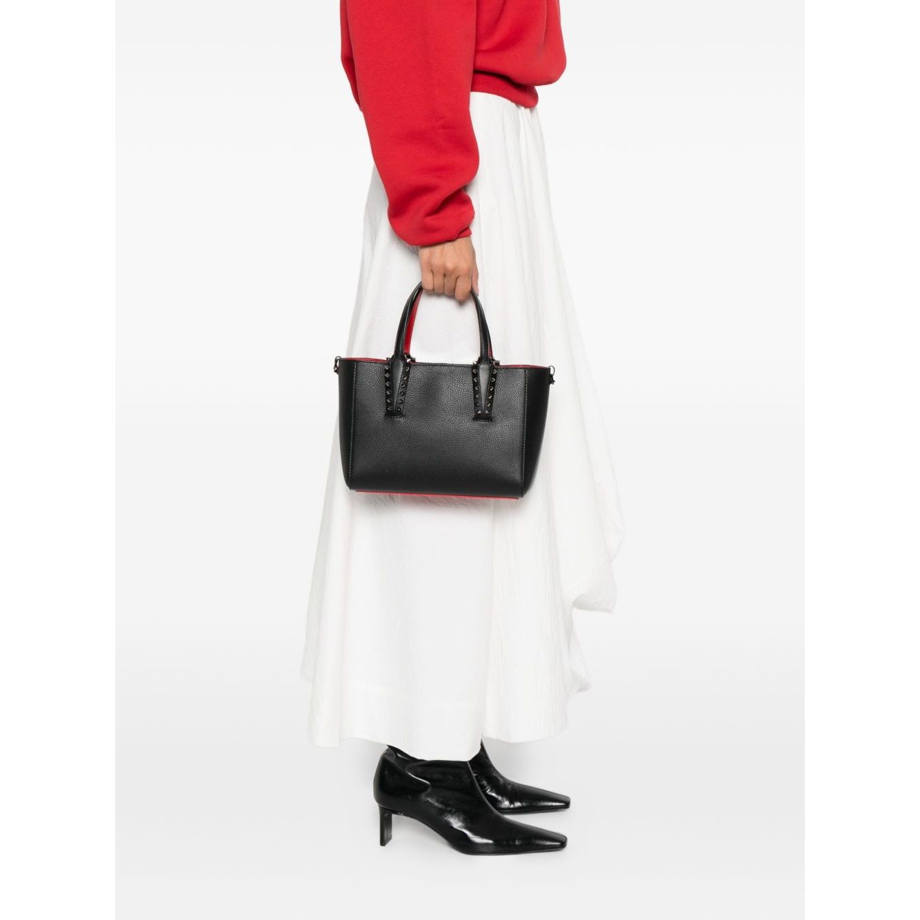 Christian Louboutin Cabata mini leather tote bag