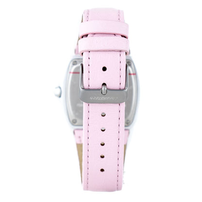 Chronotech Multicolor Leather Dress Watch