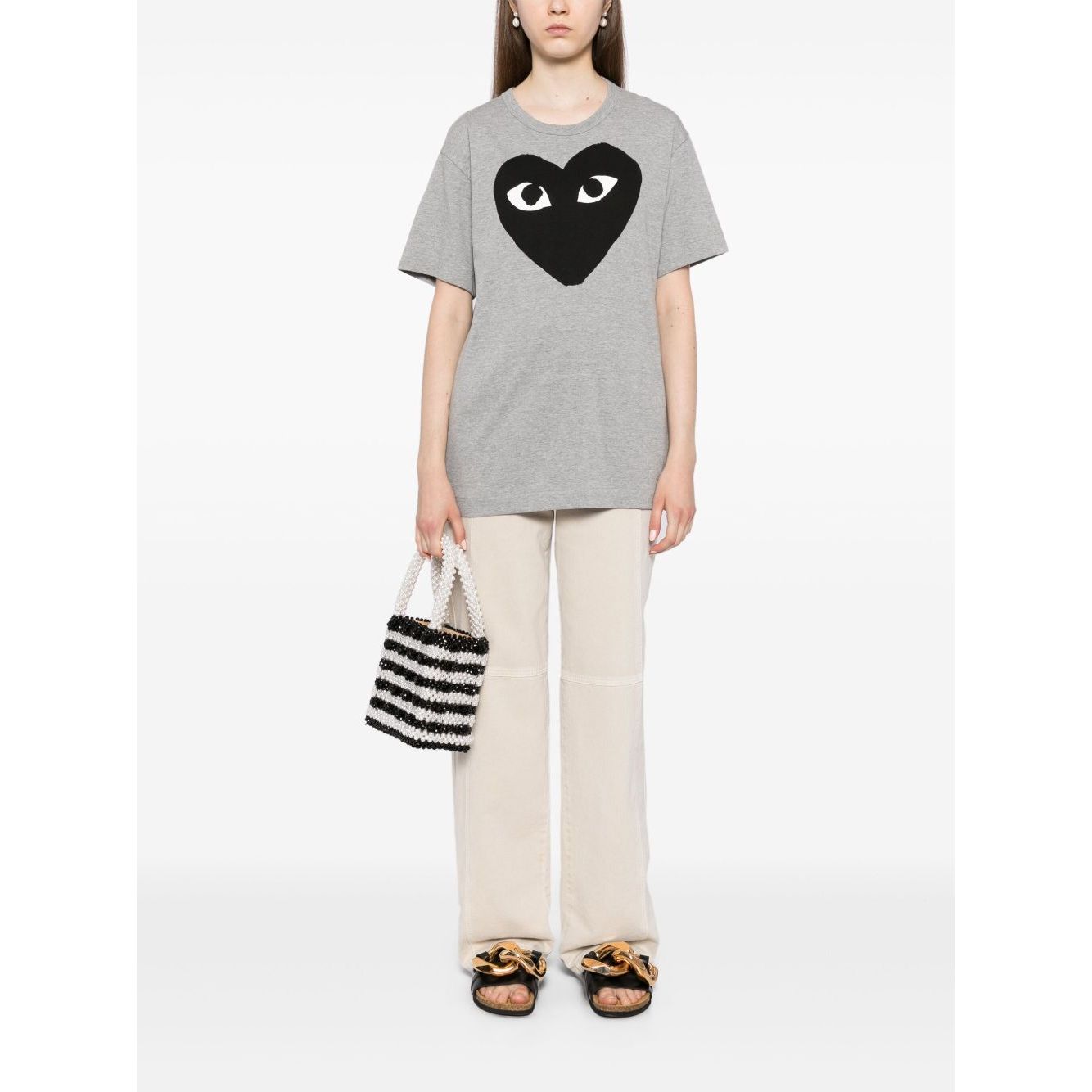 Comme des Garcons T-shirts and Polos Grey Topwear