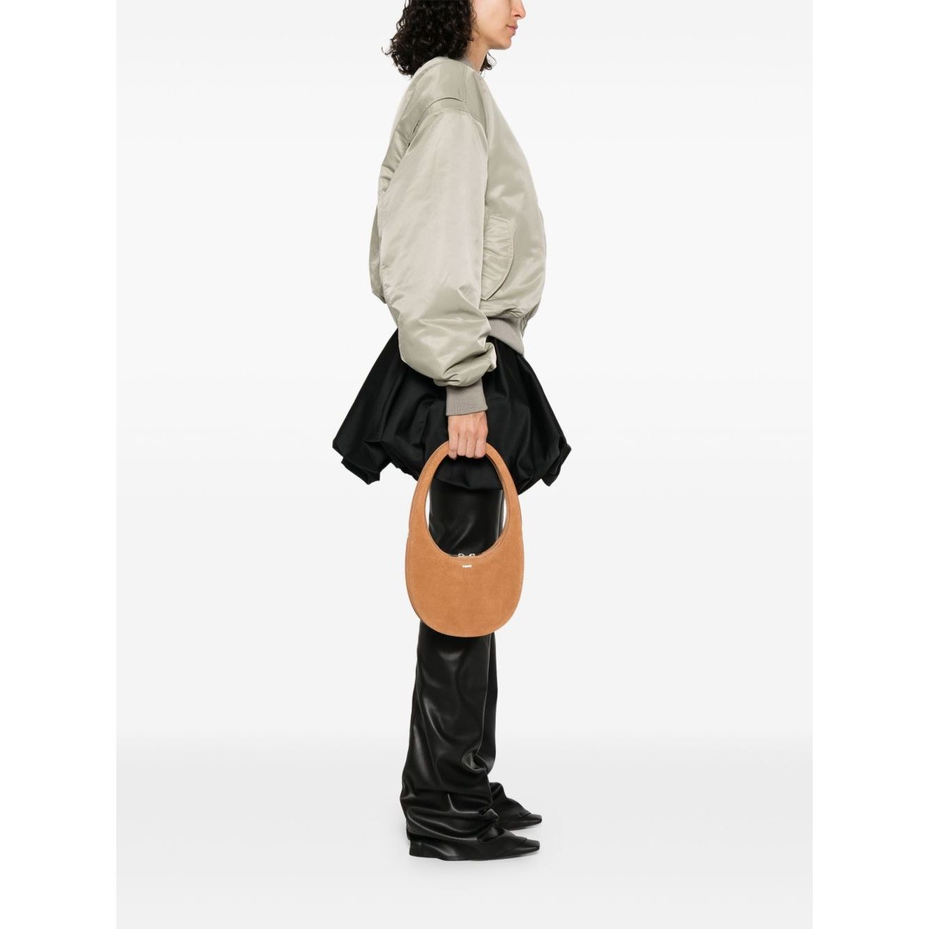 Coperni Swipe suede leather crossbody bag Shoulder