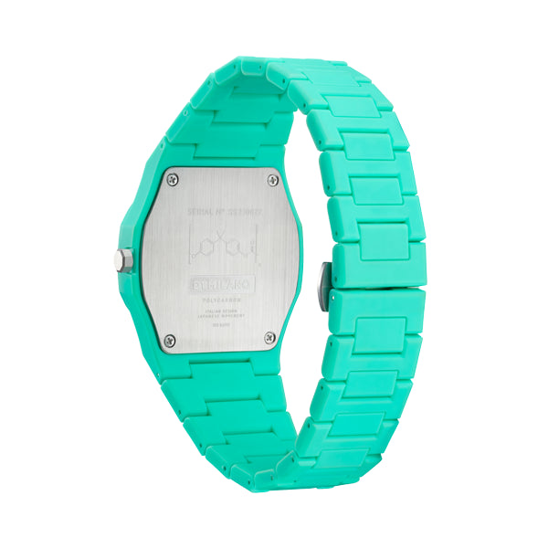 D1 MILANO Mod. POLYCARBON HOT AQUA WATCHES