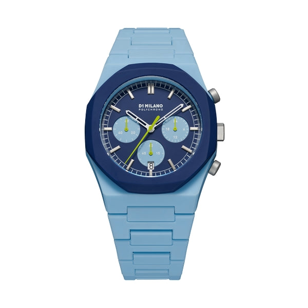 D1 MILANO Mod. POLYCHRONO BLUE BLAST WATCHES