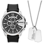 DIESEL Mod. MEGA CHIEF Special Pack + Necklace WATCHES