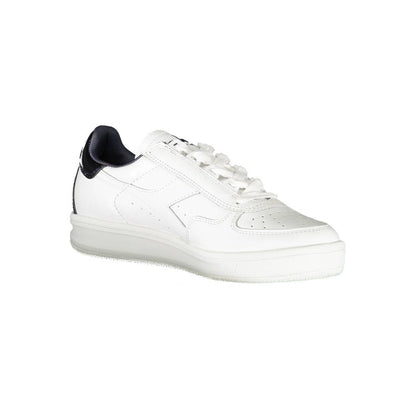 Diadora White Fabric Sneaker