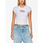 Diesel T-shirts and Polos White Topwear