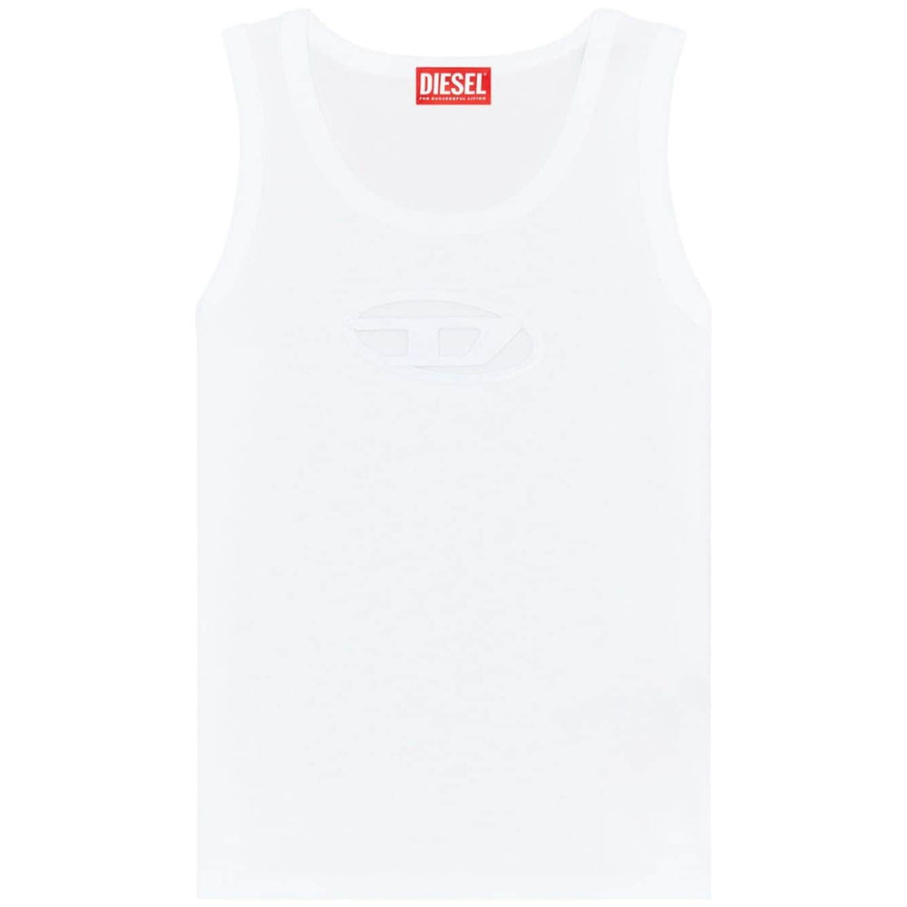 Diesel Top White Topwear