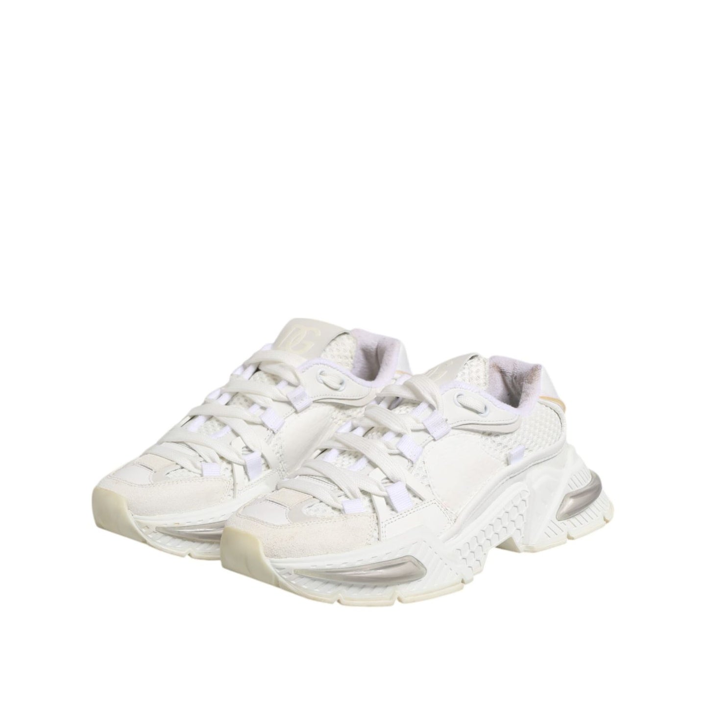 Dolce & Gabbana Airmaster White Women Low Top Sneakers Shoes