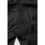 Detail of Dolce & Gabbana Black Drawstring Men Jogger Sweatpants Pants showing fabric and stitching quality.