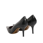 Dolce & Gabbana Black Exotic Leather Stiletto Pumps Shoes