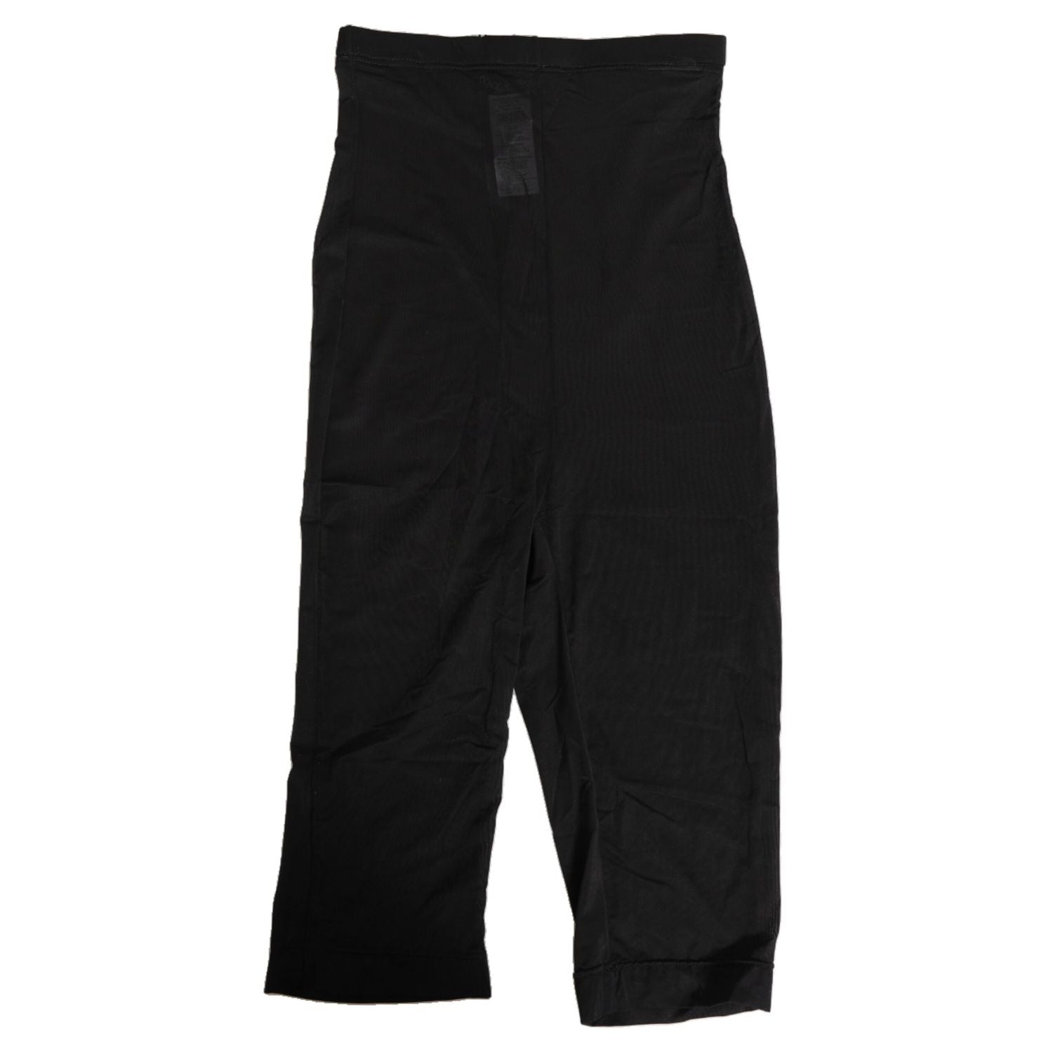 Dolce & Gabbana Black High Waist Tight Midi Trouser Underwear