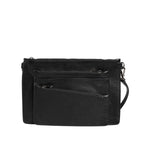 Dolce & Gabbana Black Palmellato Leather Logo Plaque Shoulder Borse Bag