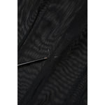Dolce & Gabbana Black Sheer Mesh Long Sleeve Jumpsuit Bodysuit Dress