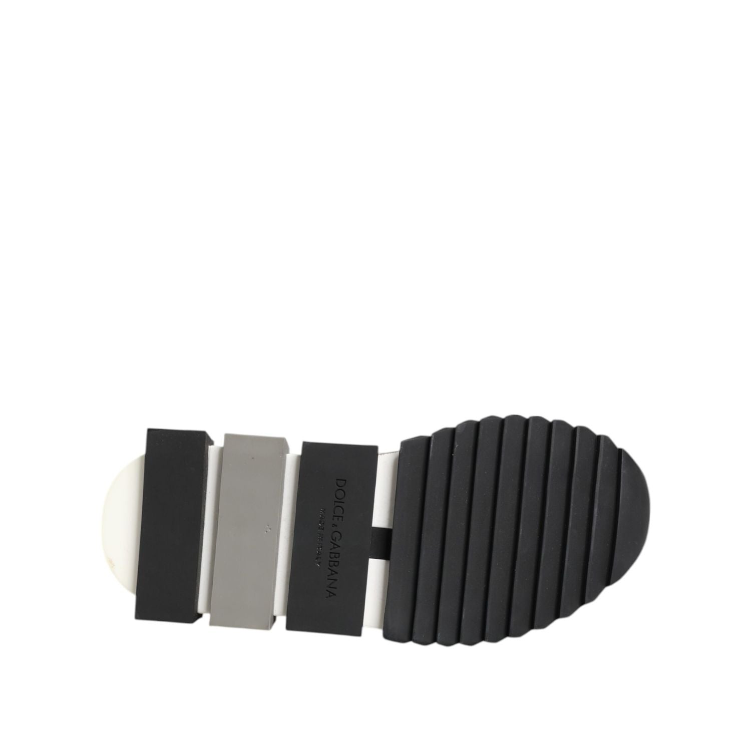 Dolce & Gabbana Black White Slip On Sorrento Sneakers Shoes